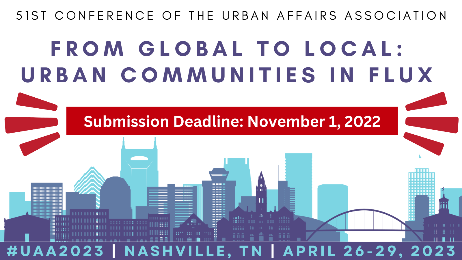 Final reminder: 2023 conference proposals are due 11/1/22