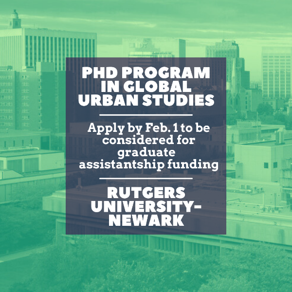Graduate Assistantship Funding Available at Rutgers University-Newark