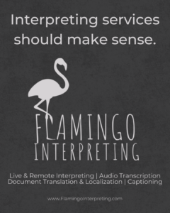 Flamingo Interpreting Ad