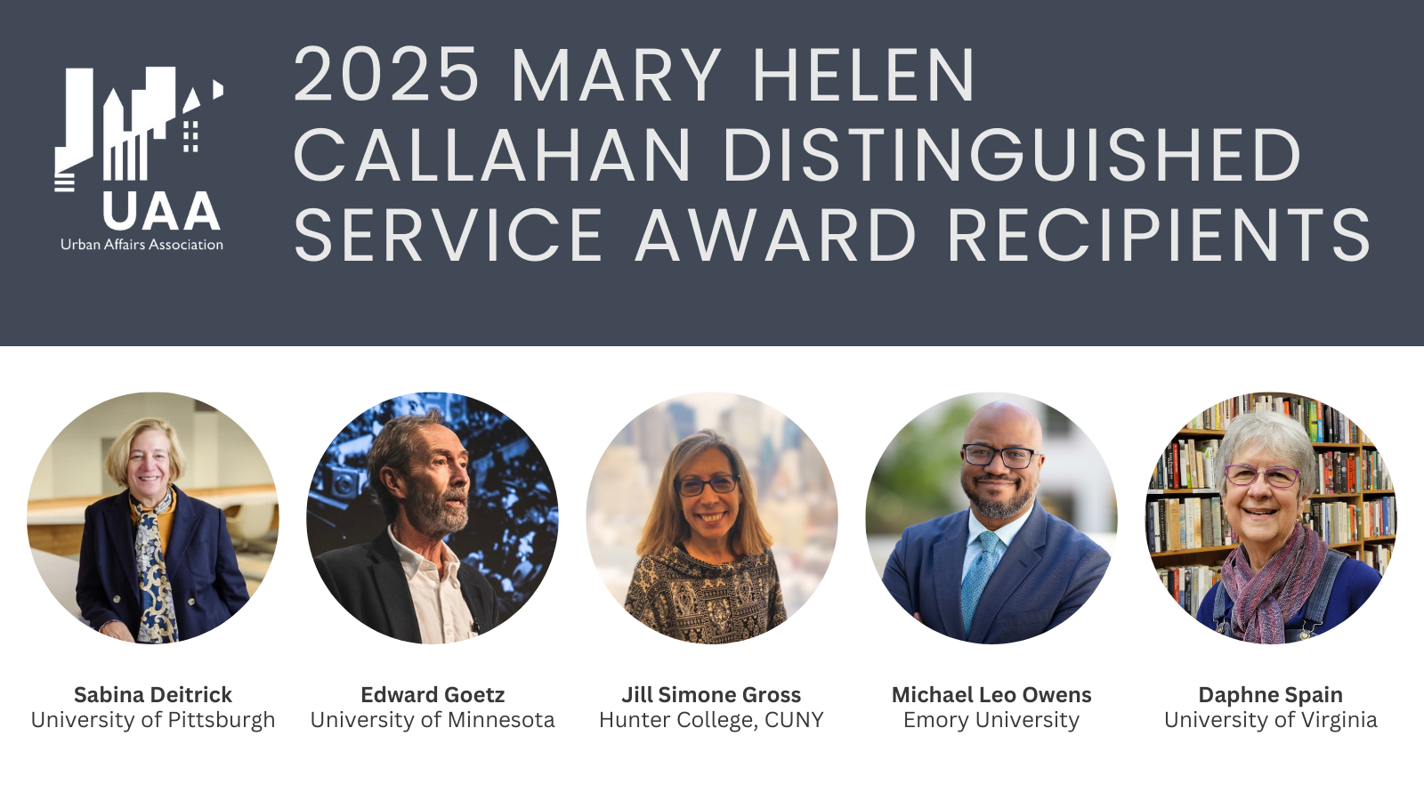 2025 Distinguished Service Award